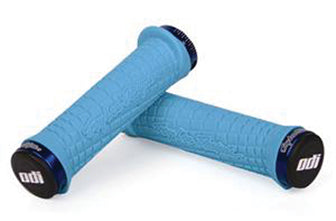 ODI Troy Lee Designs Signature Series ATV Lock On Grips Aqua