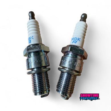 Ngk BR8ES Solid Tip Spark Plug (2 Pack)