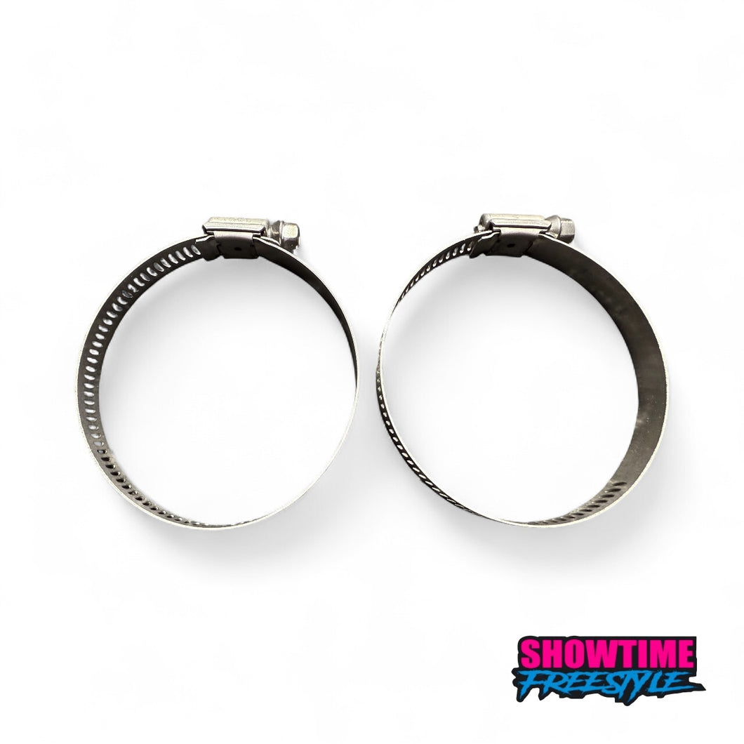 Stainless Steel Hose Clamps For Exhaust Hose (2 Clamps)
