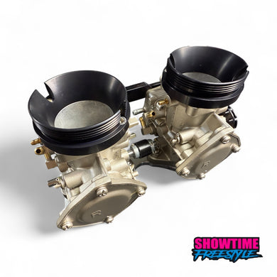 Mikuni Dual Carburetors 44mm Performance Package (Silver)