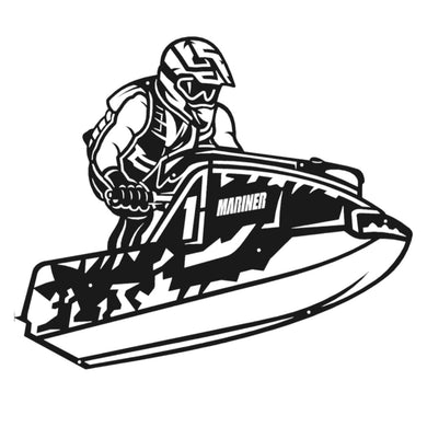 Mariner Jet Ski Racer Wall Art