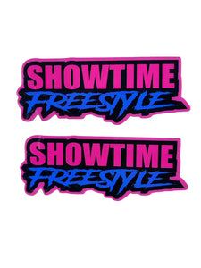 Showtime Freestyle 2” x 3” Stickers