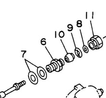 Load image into Gallery viewer, Yamaha Superjet Steering Cable Hull Fitting Complete