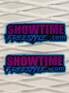 Showtime Freestyle 2” x 3” Stickers