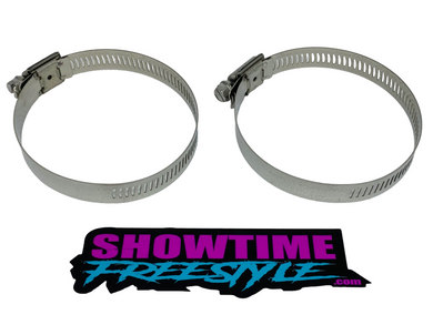 Stainless Steel Hose Clamps For Exhaust Hose (2 Clamps)