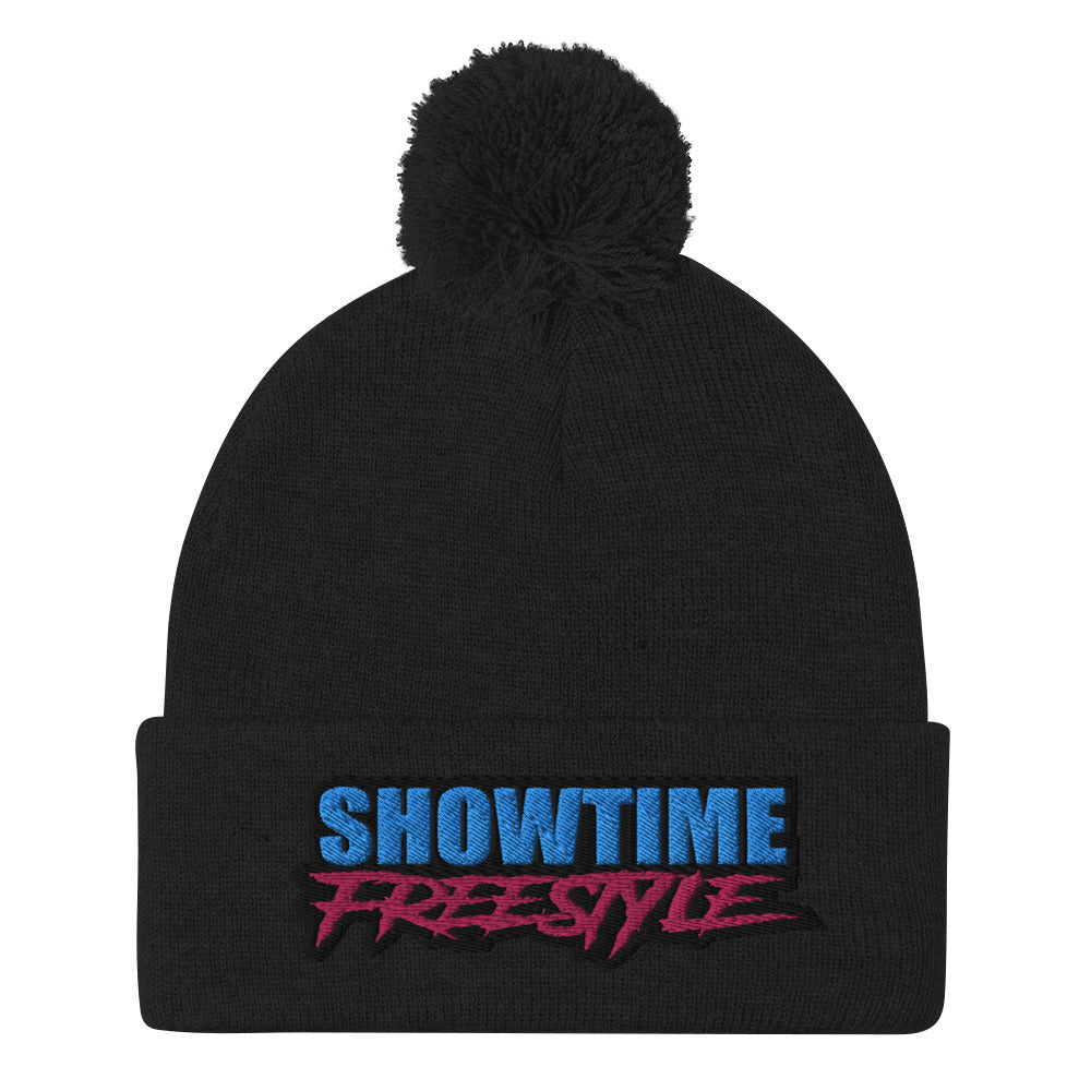 Showtime Freestyle Pom-Pom Beanie